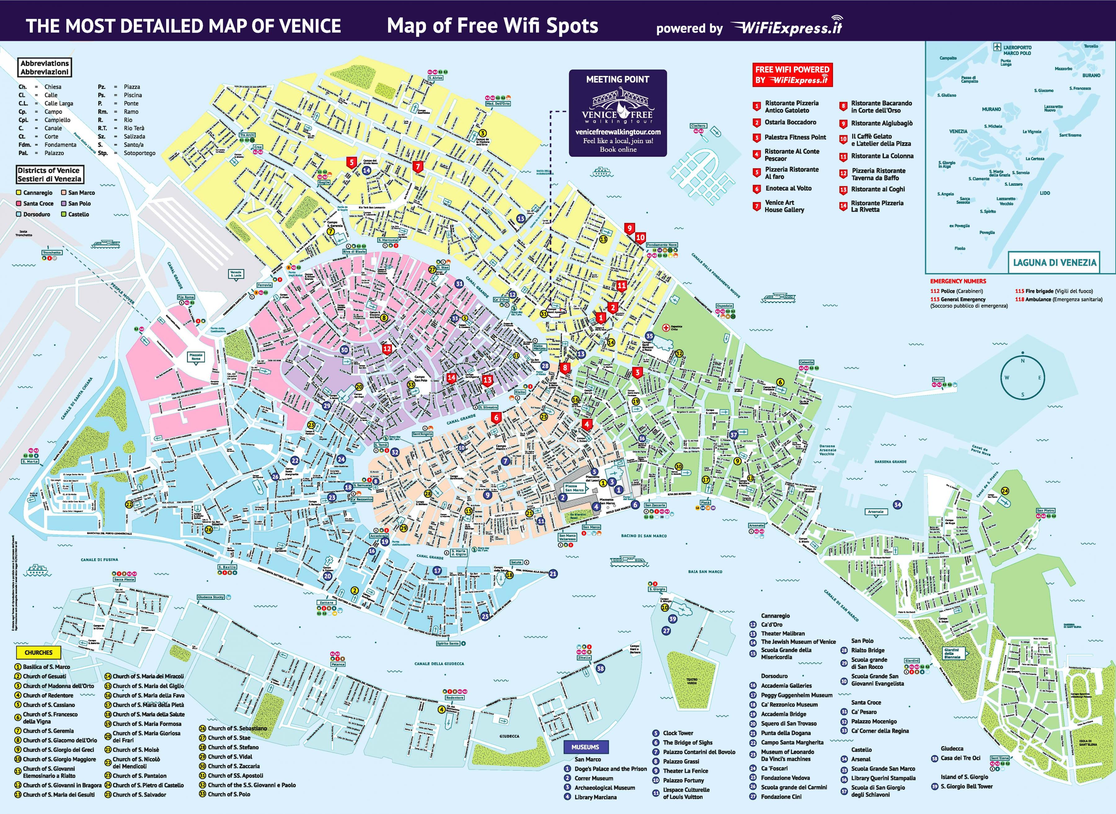venetsia kartta nähtävyydet Venetsia Nahtavyydet Kartta Kartta Venetsia Italia Nahtavyyksia Italia venetsia kartta nähtävyydet